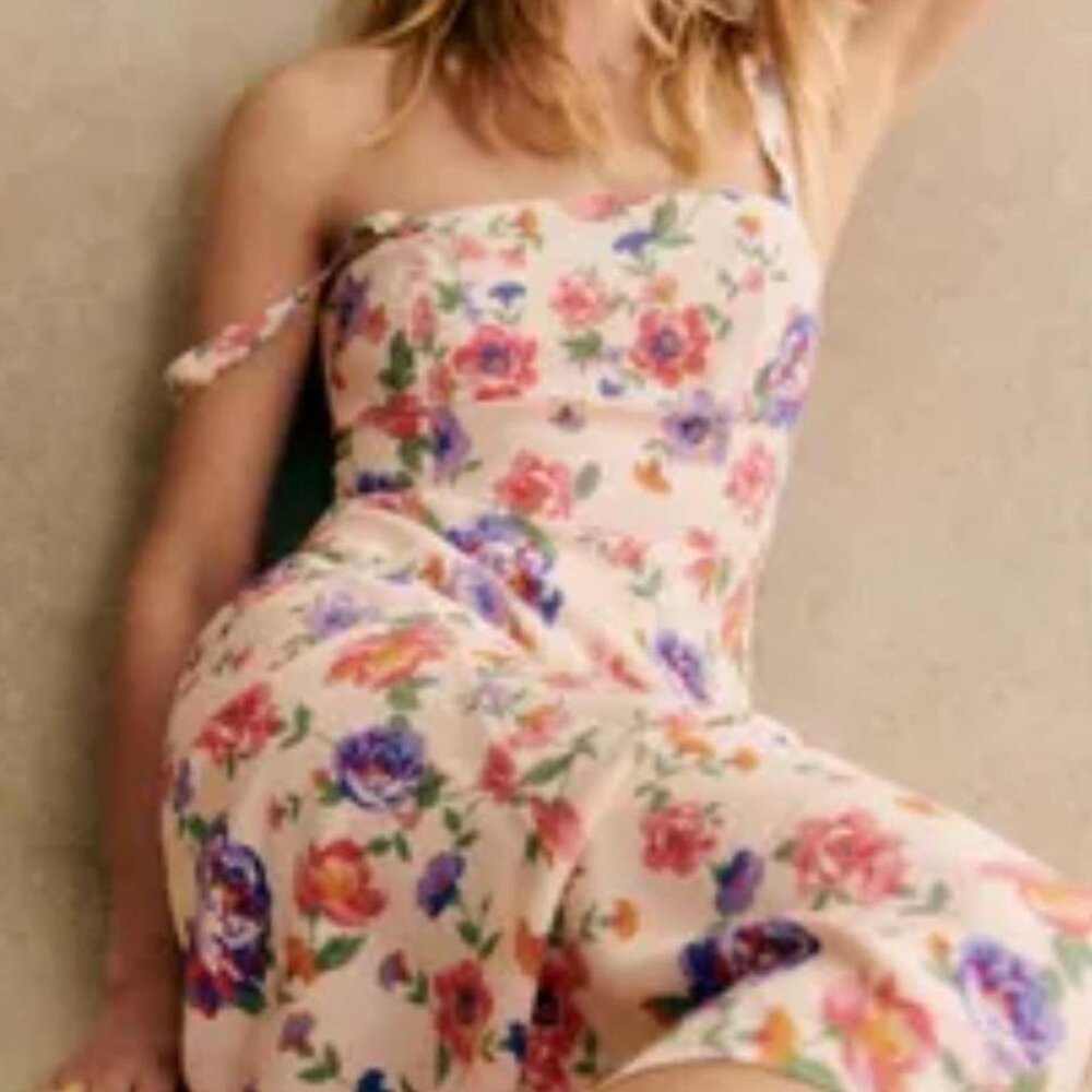 Sezane 100% Silk Rosella Midi Dress size 2 US‎ or 34